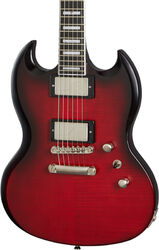 Double cut e-gitarre Epiphone Modern Prophecy SG - Red tiger aged 