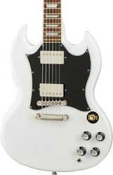 Double cut e-gitarre Epiphone SG Standard - Alpine white