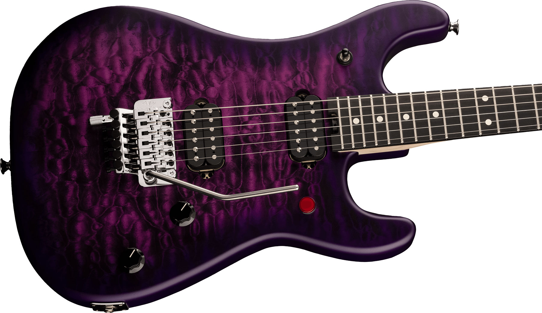 Evh 5150 Deluxe Qm Mex 2h Fr Eb - Purple Daze - E-Gitarre in Str-Form - Variation 2