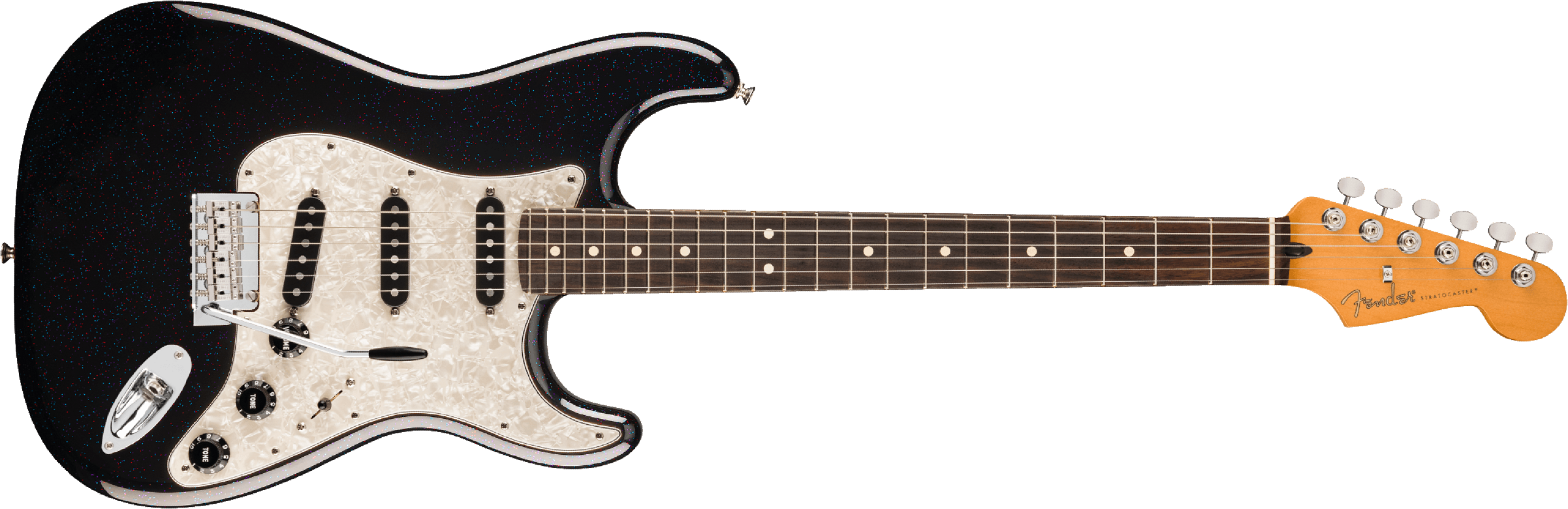 Fender Stratocaster Player 70th Anniversary 3s Trem Rw - Nebula Noir - E-Gitarre in Str-Form - Main picture