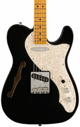 Semi-hollow e-gitarre Fender Vintera II '60s Telecaster Thinline (MEX, MN) - Black