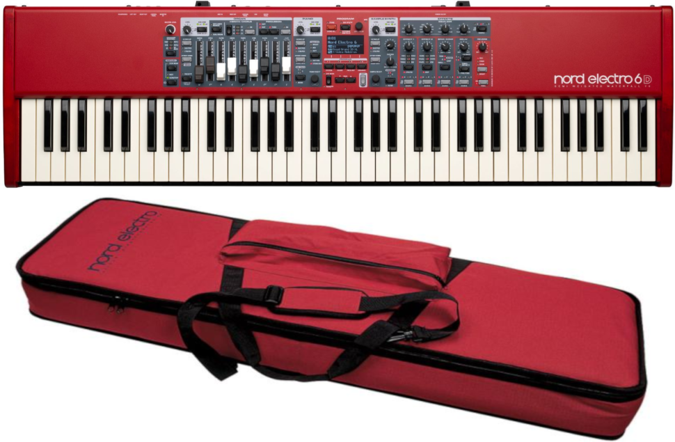 Nord Electro 6d 73 Rouge + Housse Nord Softcase2 - Klaviere set - Main picture