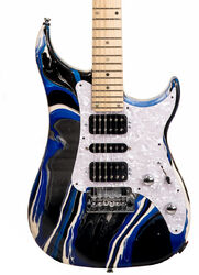 Double cut e-gitarre Vigier                         Excalibur SupraA (MN) - Rock art blue white black