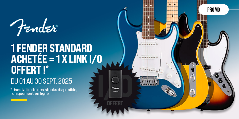 <b><center>1 FENDER GEKAUFT = 1 LINK I/O GRATIS</center></b>