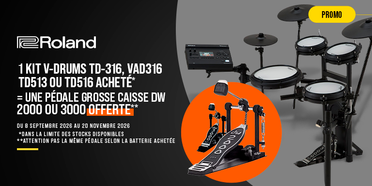 <b><center>ROLAND V-DRUMS KAUFEN = DW-PEDAL GRATIS</center></b>