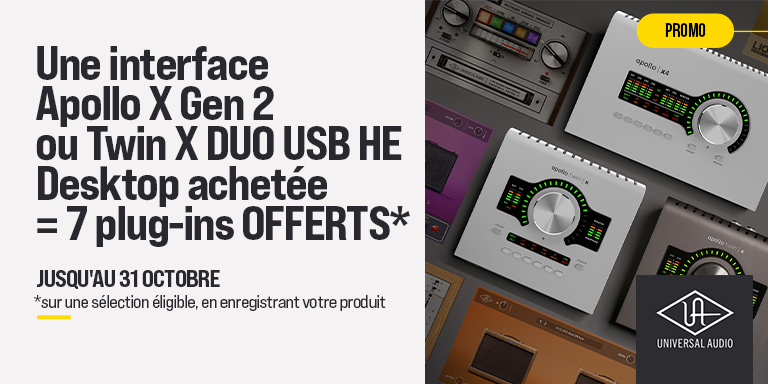 <b><center>UNIVERSAL AUDIO: 7 KOSTENLOSE Plug-ins</center></b>