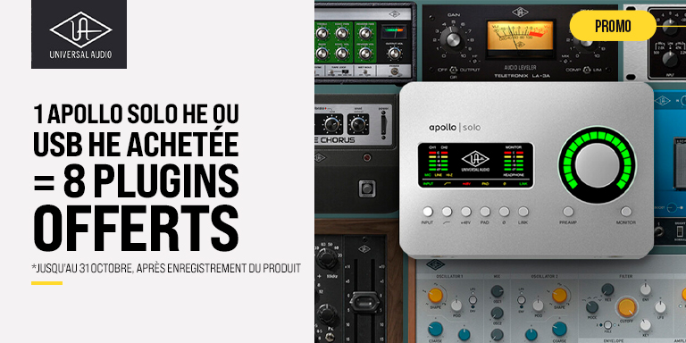 <b><center>APOLLO SOLO HE = 8 PLUGINS OFFERTS</center></b>