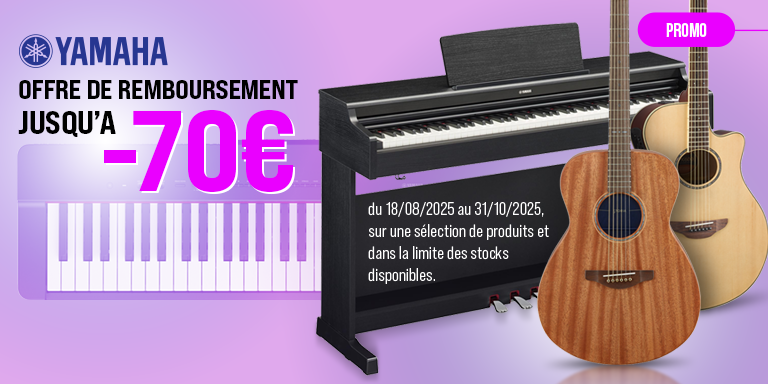 <b><center>YAMAHA, BIS ZU -70€!</center></b>