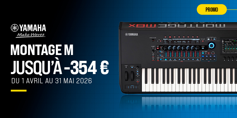 <b><center>YAMAHA MONTAGE M – BIS ZU 354€ GRATIS</center></b>