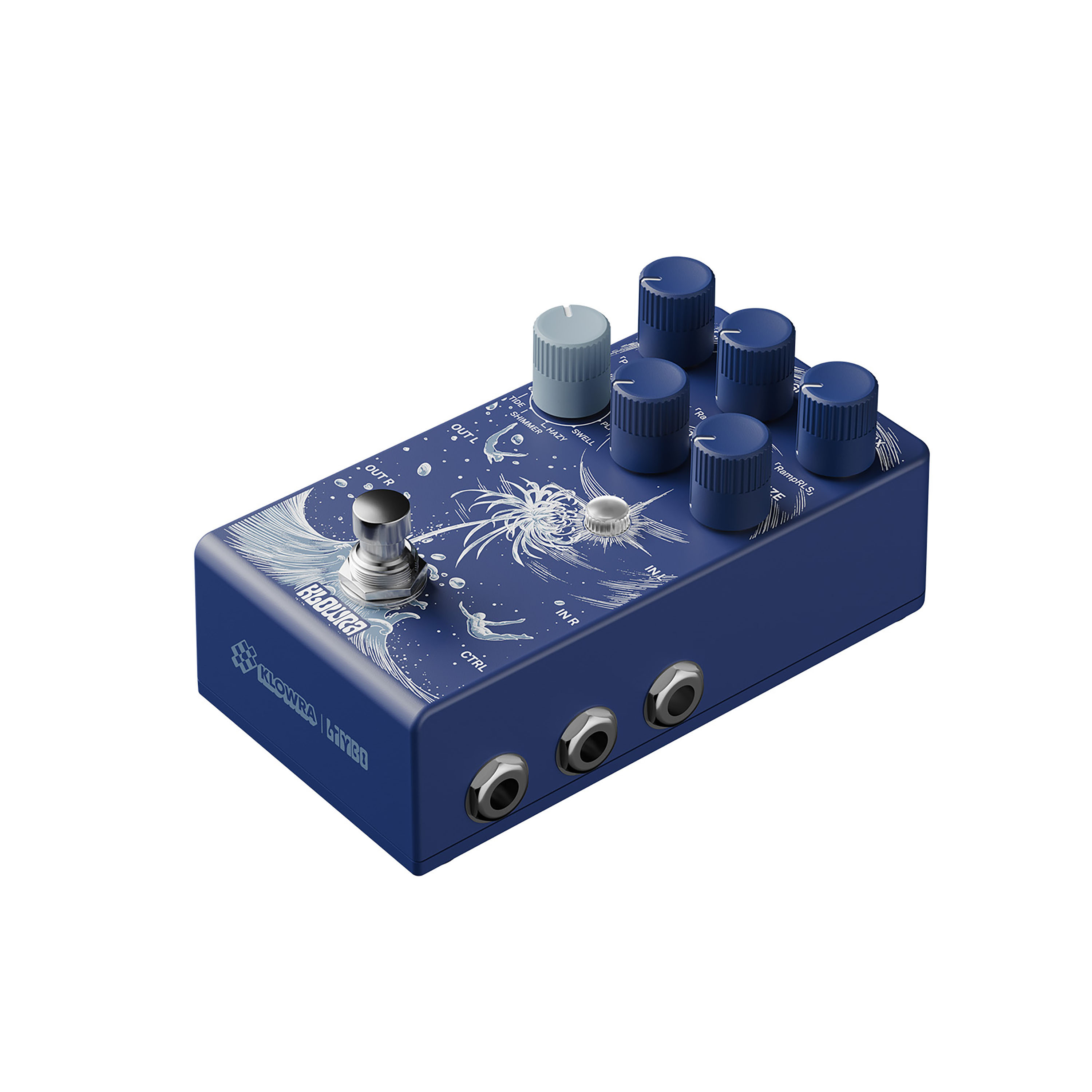 Klowra Kbs-01 Limbo Reverb - Reverb/Delay/Echo Effektpedal - Variation 2