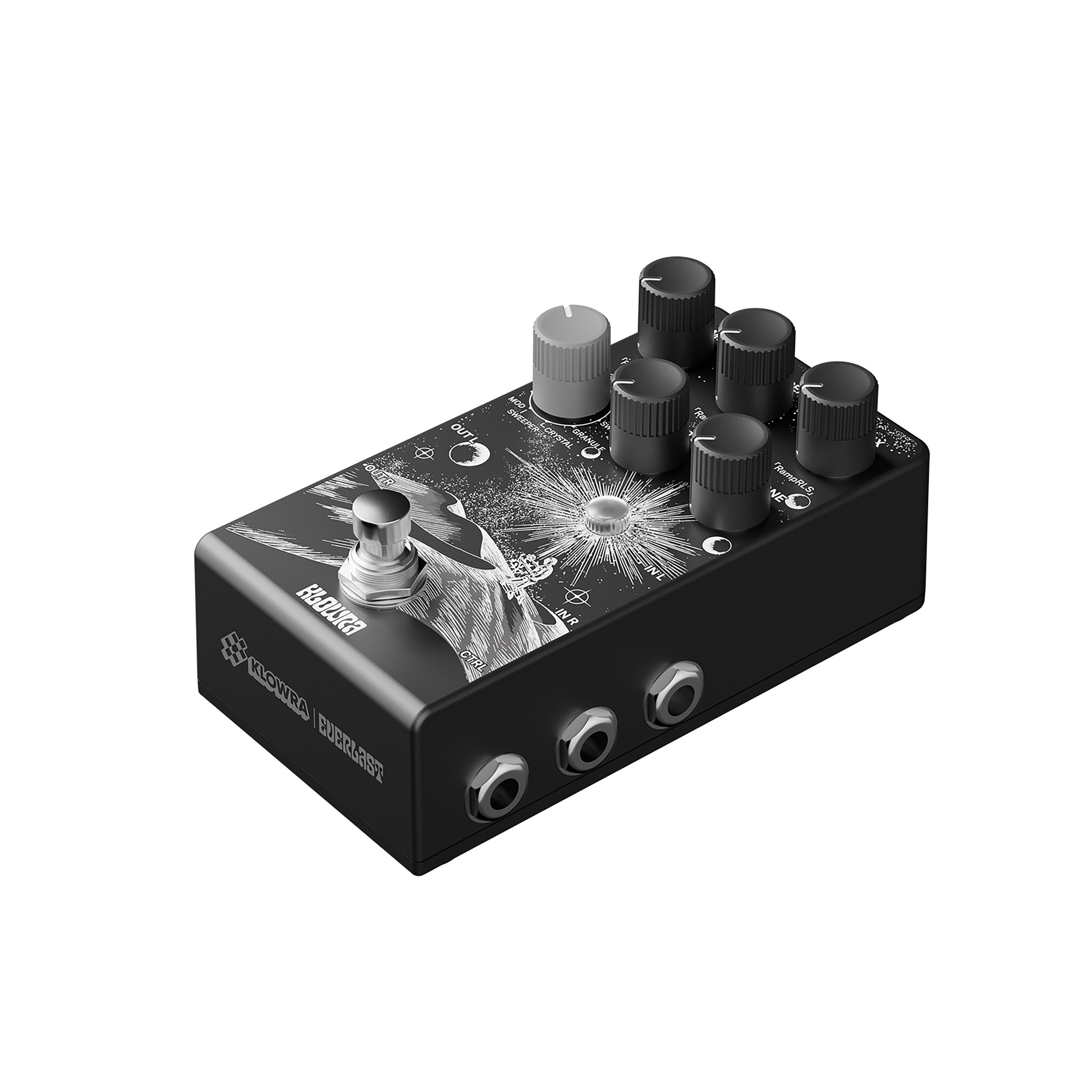 Klowra Kbs-02 Everlast Delay - Reverb/Delay/Echo Effektpedal - Variation 2