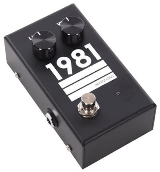 1981 Inventions Lvl Guitar & Bass Preamp/overdrive  Black/white - Overdrive/Distortion/Fuzz Effektpedal - Variation 1