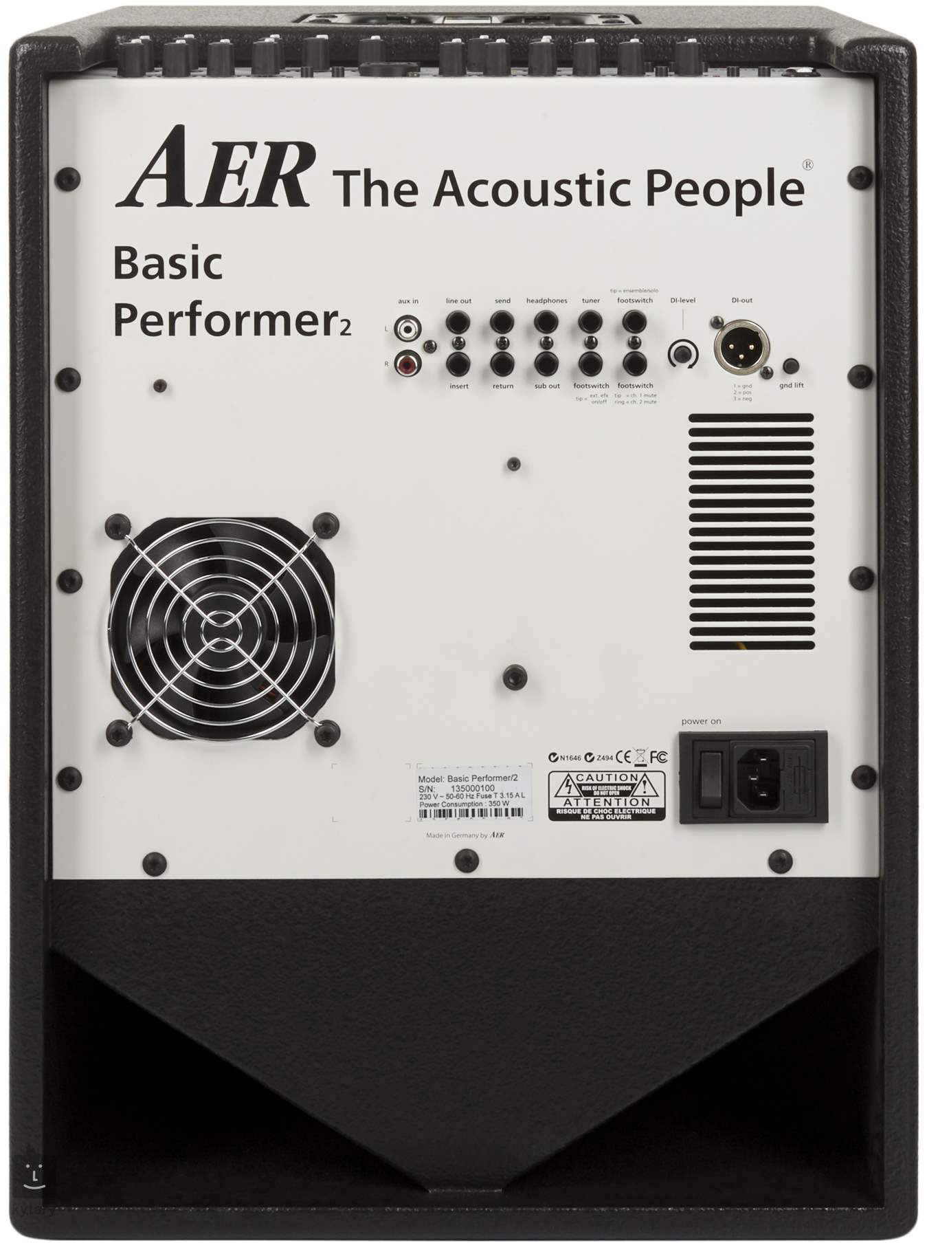 Aer Basic Performer 2 200w 4x8 Black +housse - Bass Combo - Variation 2