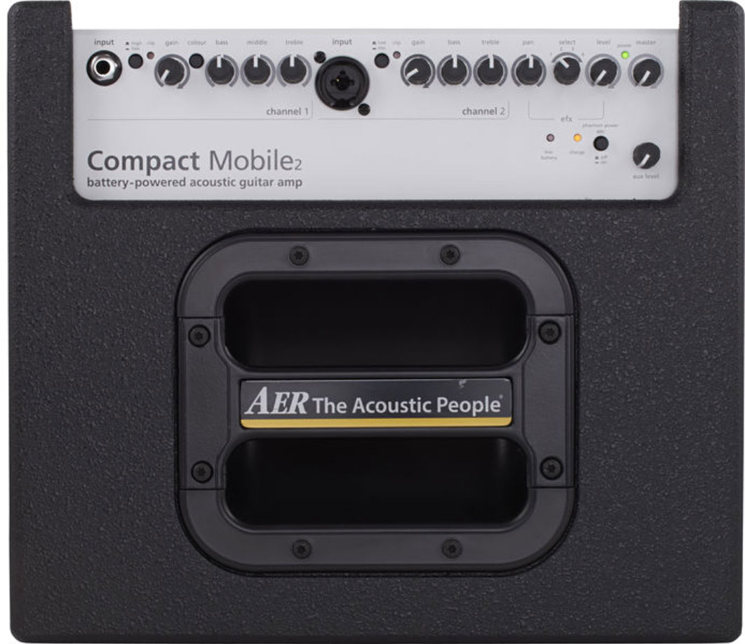 Aer Compact Mobile 2 Battery Powered 60w 1x8 Black +housse - Combo für E-Gitarre - Variation 2