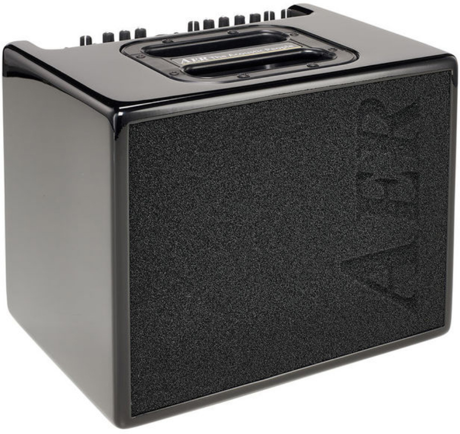 Aer Compact 60/4 60w 1x8 Black High Gloss +housse - Combo für Akustikgitarre - Main picture