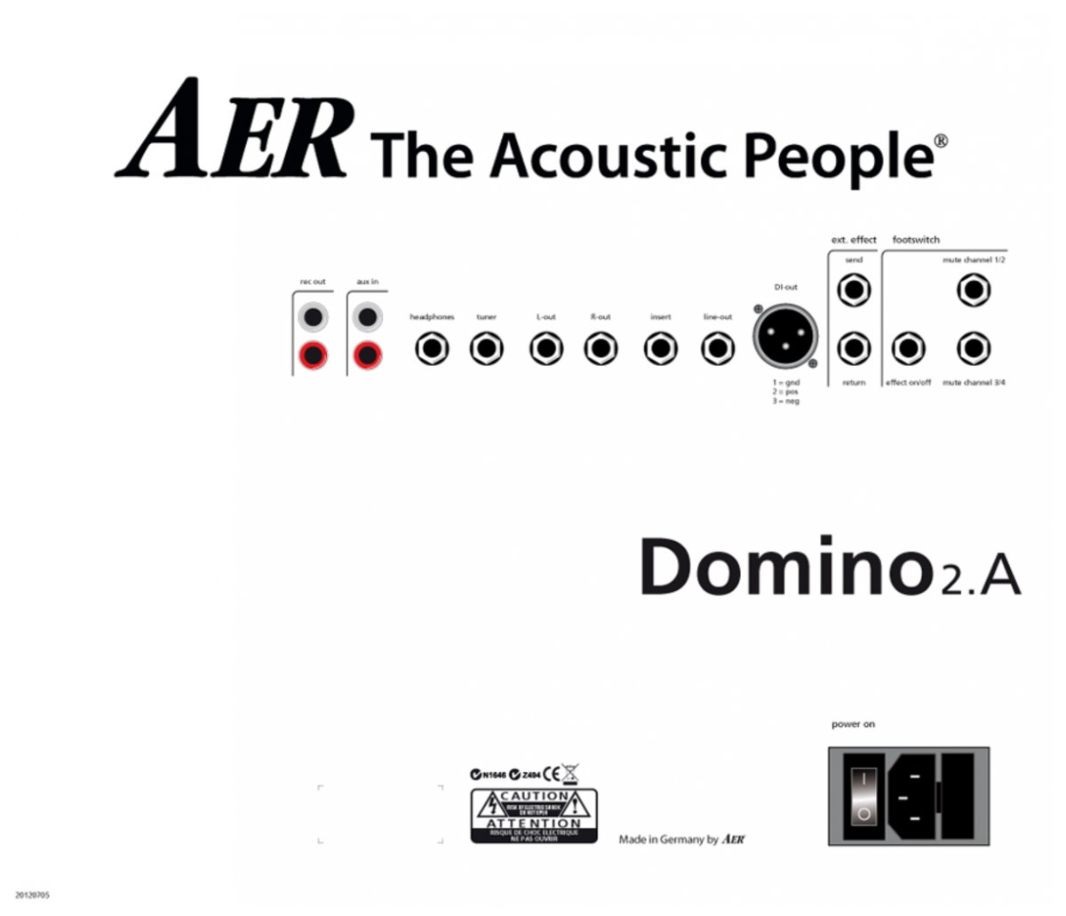 Aer Domino 2a - Combo für E-Gitarre - Variation 2