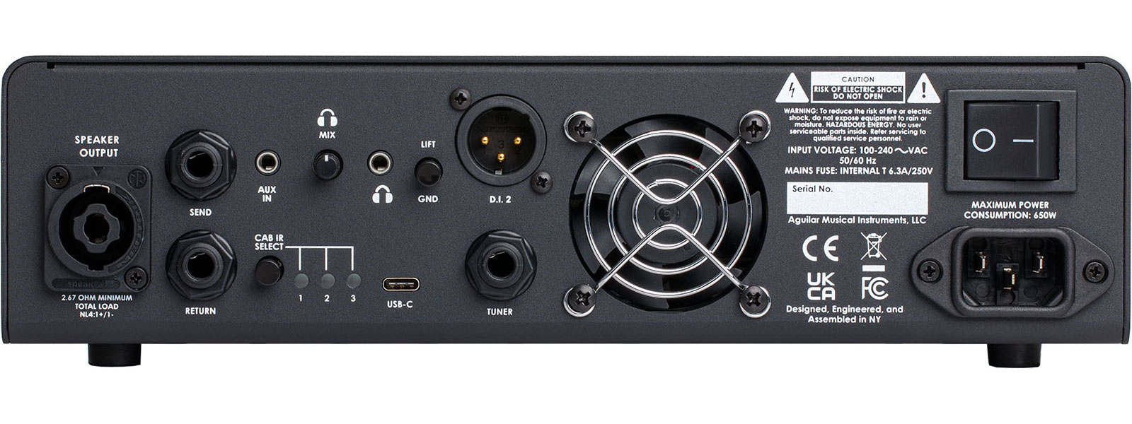 Aguilar Ag 500 Bass Amp Head V2 500w - Bass Topteil - Variation 1