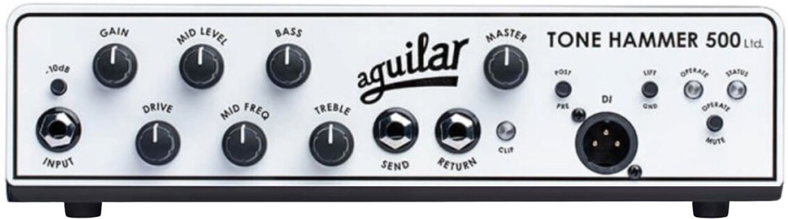 Aguilar Tone Hammer 500 Bass Head V2 Ltd 500w White - Bass Topteil - Main picture