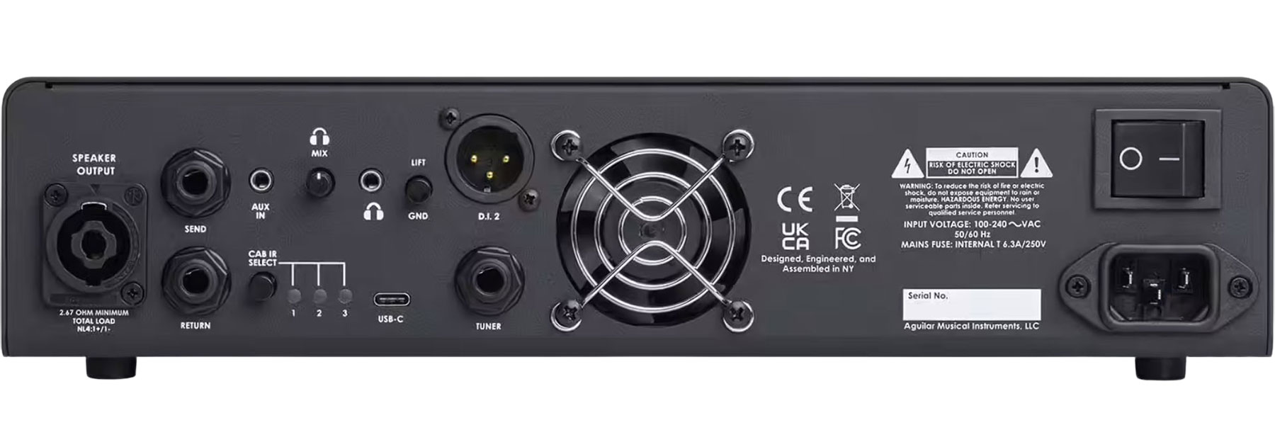 Aguilar Tone Hammer 700 Bass Head V2 700w@4-ohms - Bass Topteil - Variation 1