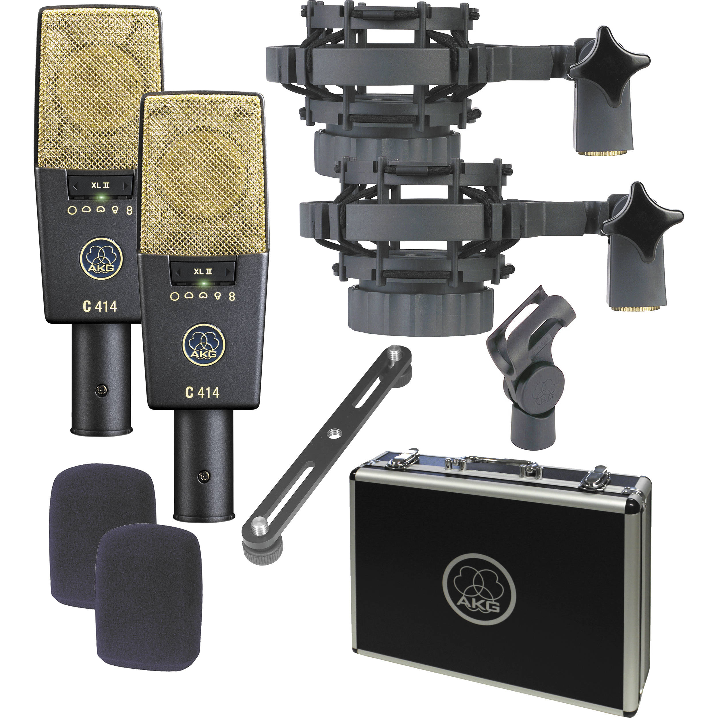Akg C414 Xlii Stereo Set - Kabelgebundenes Mikrofon Set - Variation 1