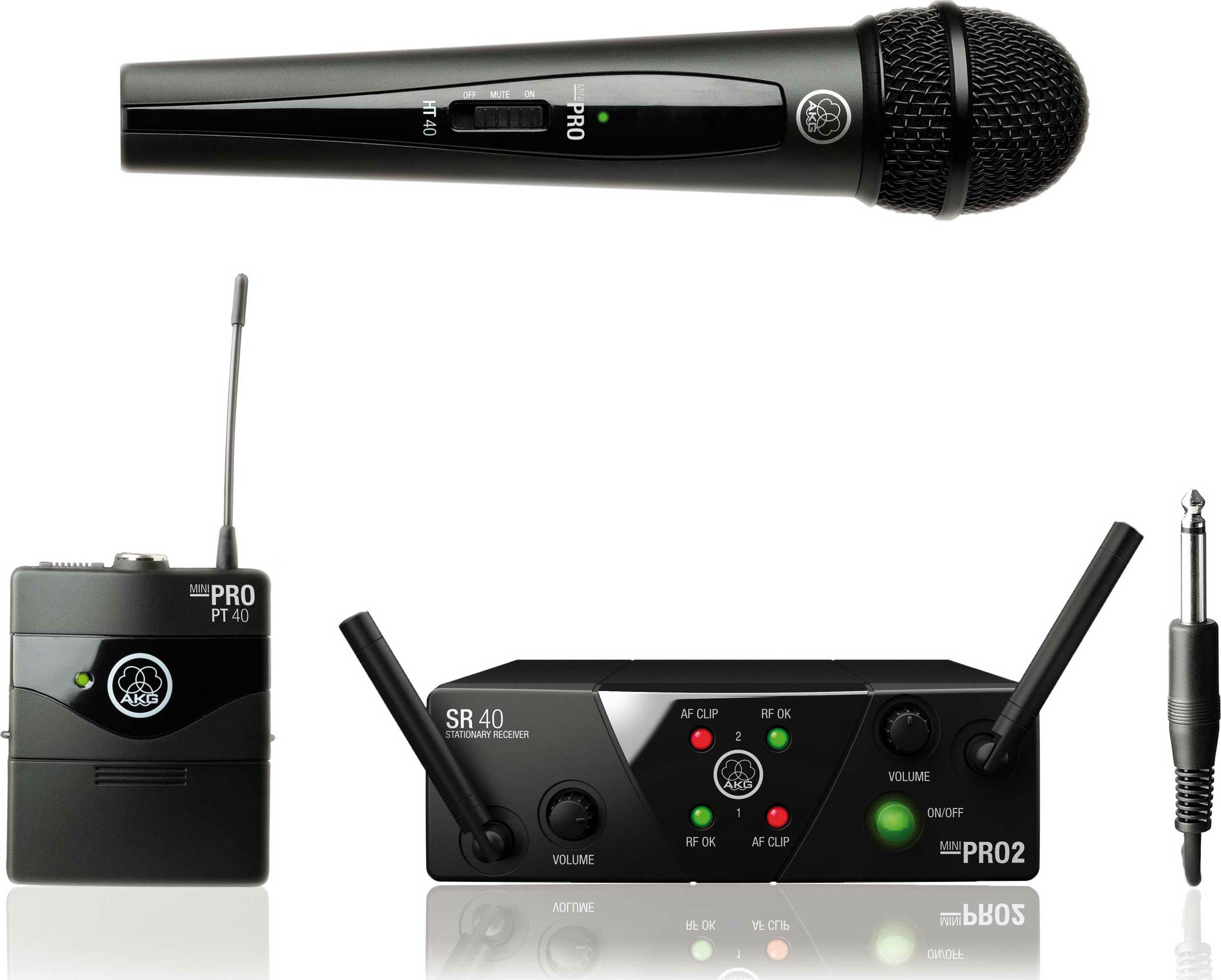 Akg Wms40 Mini2 Dual Mix Vocal / Instrumental Set - Wireless Handmikrofon - Main picture