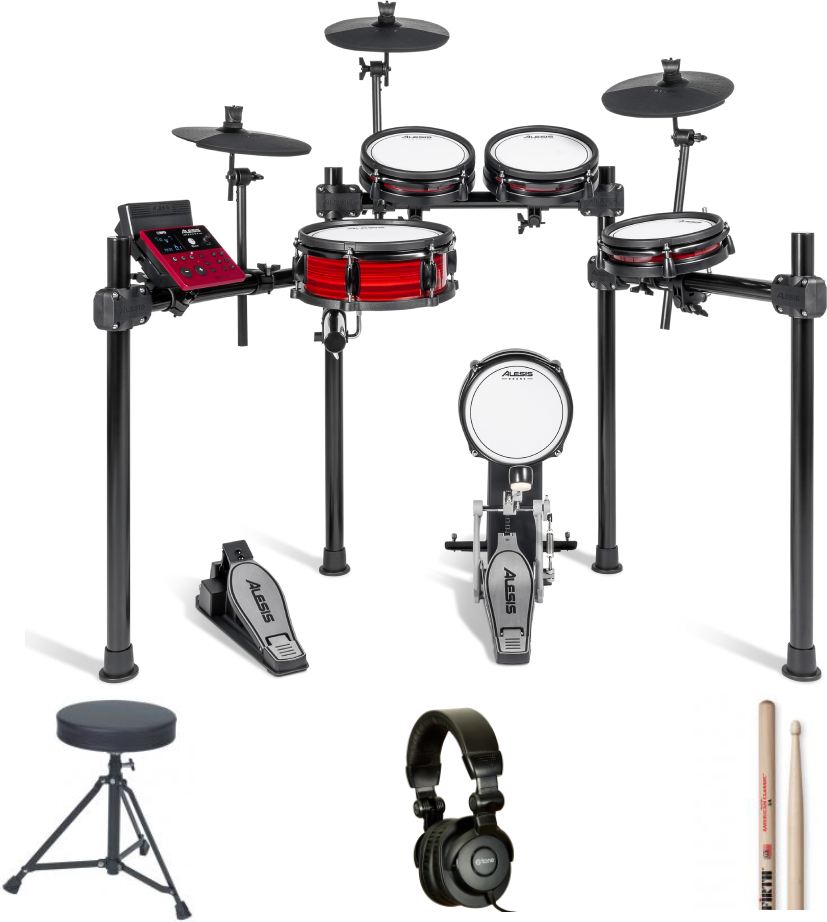 Alesis Nitro Pro Bundle Complet - X-hp1 + Dt90 + Vic5a - Drum Promo Set - Main picture