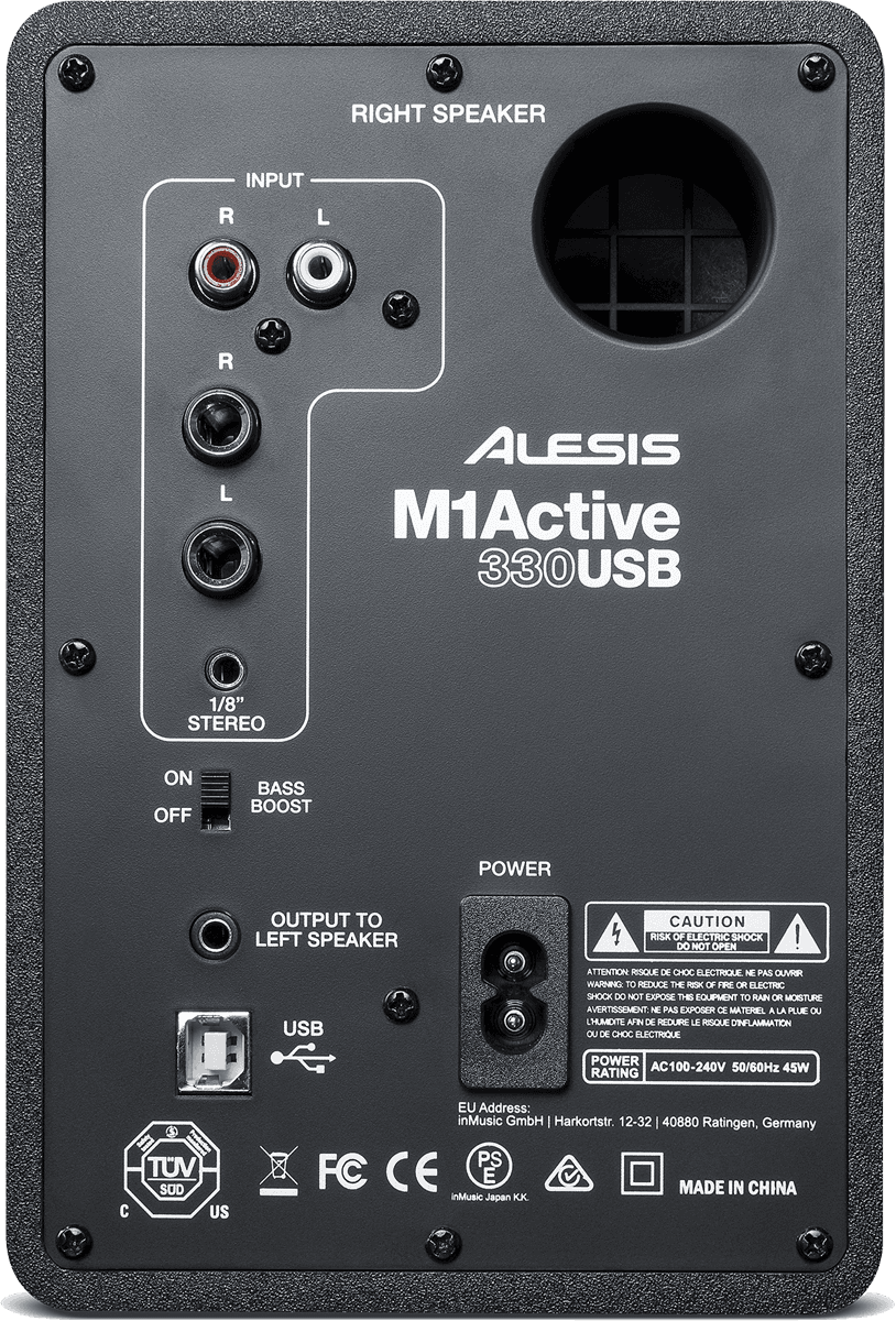 Alesis M1 Active 330 Usb - La Paire - Aktive studio monitor - Variation 2