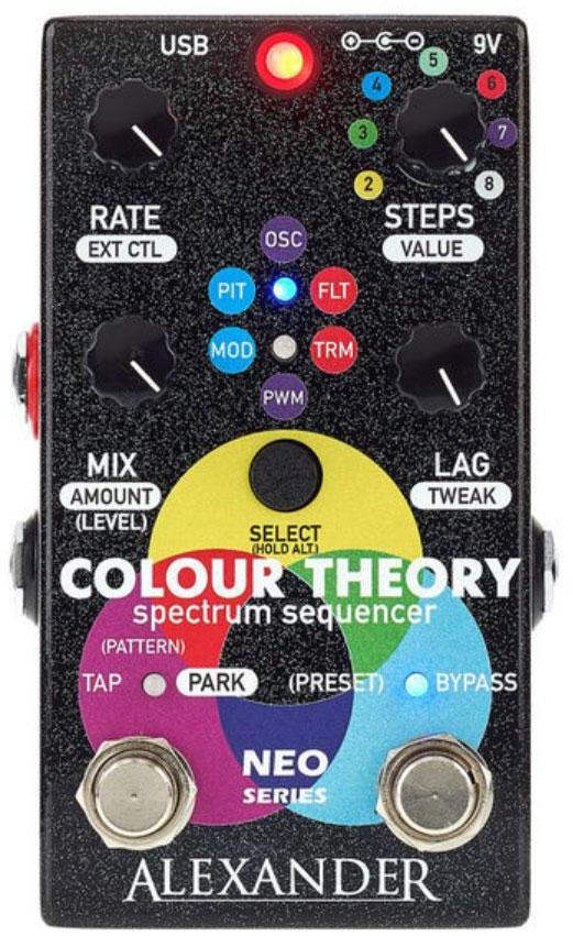 Harmonizer effektpedal Alexander pedals Colour Theory Step Sequencer