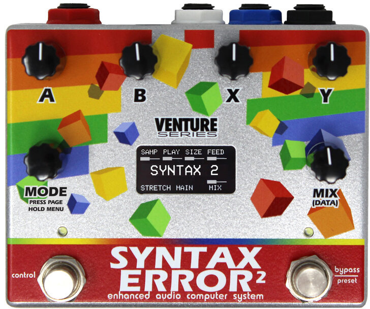 Alexander Pedals Syntax Error 2 - Modulation/Chorus/Flanger/Phaser & Tremolo Effektpedal - Main picture