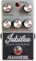 Overdrive/distortion/fuzz effektpedal Alexander pedals Jubilee Silver Overdrive