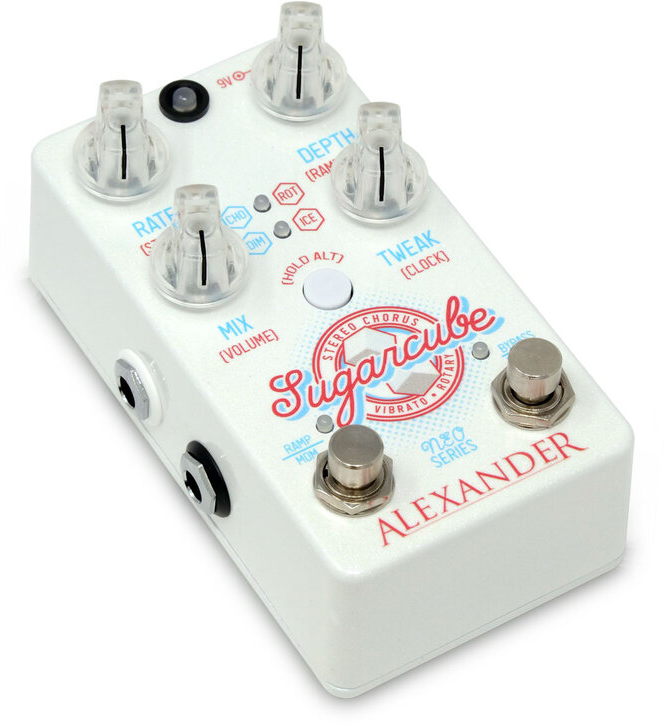 Alexander Pedals Sugarcube Chorus - Modulation/Chorus/Flanger/Phaser & Tremolo Effektpedal - Variation 1