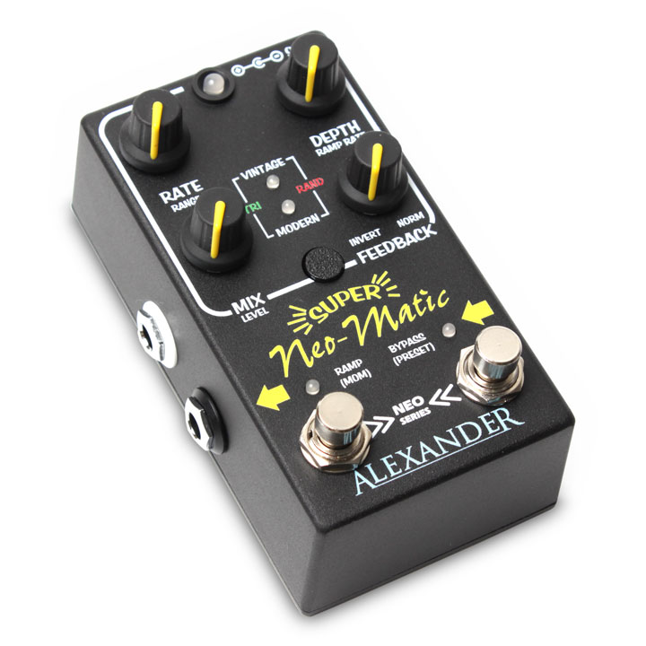 Alexander Pedals Super Neo Matic Modulation - Modulation/Chorus/Flanger/Phaser & Tremolo Effektpedal - Variation 1