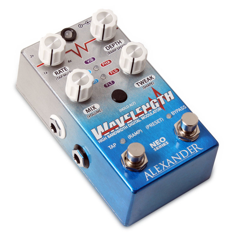 Alexander Pedals Wavelength Modulation Neo - Modulation/Chorus/Flanger/Phaser & Tremolo Effektpedal - Variation 1