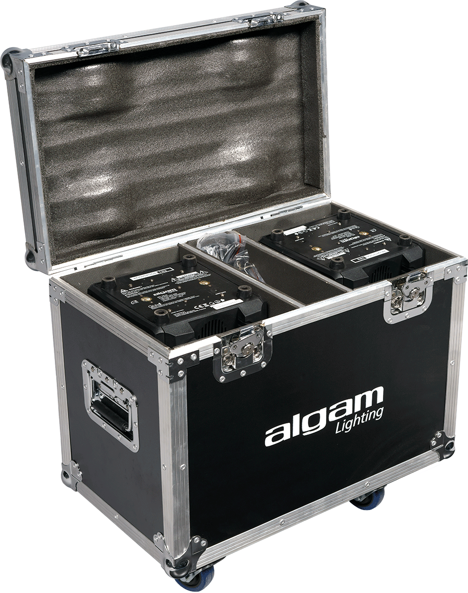 Algam Lighting Flight-case Pour 2 Lyres Ms100 - Tasche für Lichtequipment - Variation 1