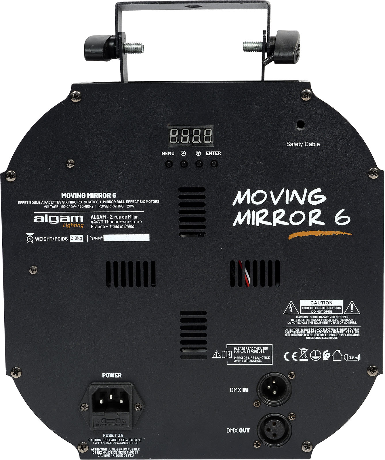 Algam Lighting Moving Mirror 6 - Mirror Balls - Variation 2