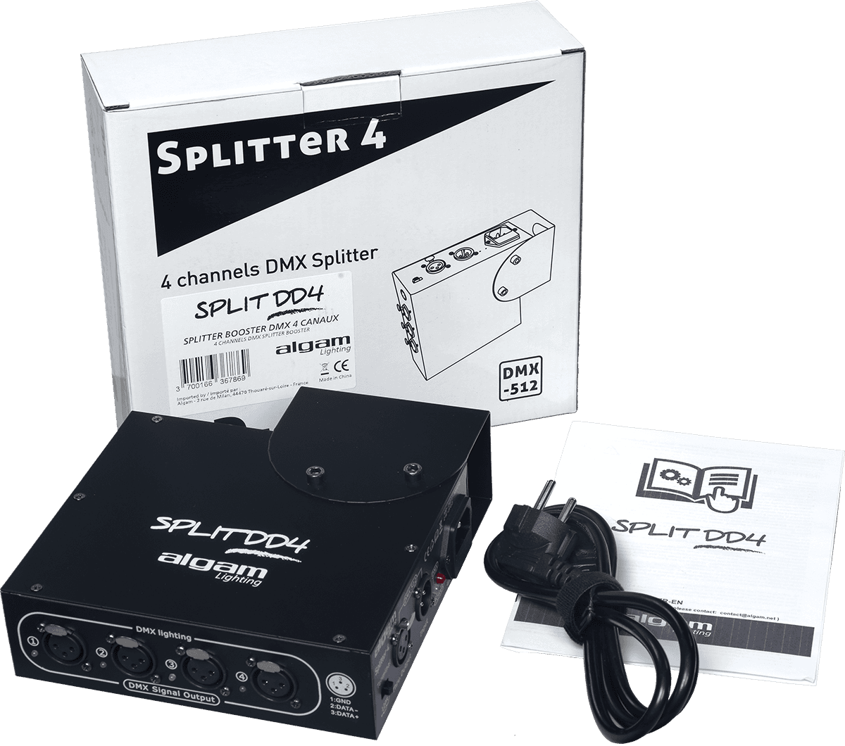 Algam Lighting Splitdd4 - DMX Controller & Software - Variation 1