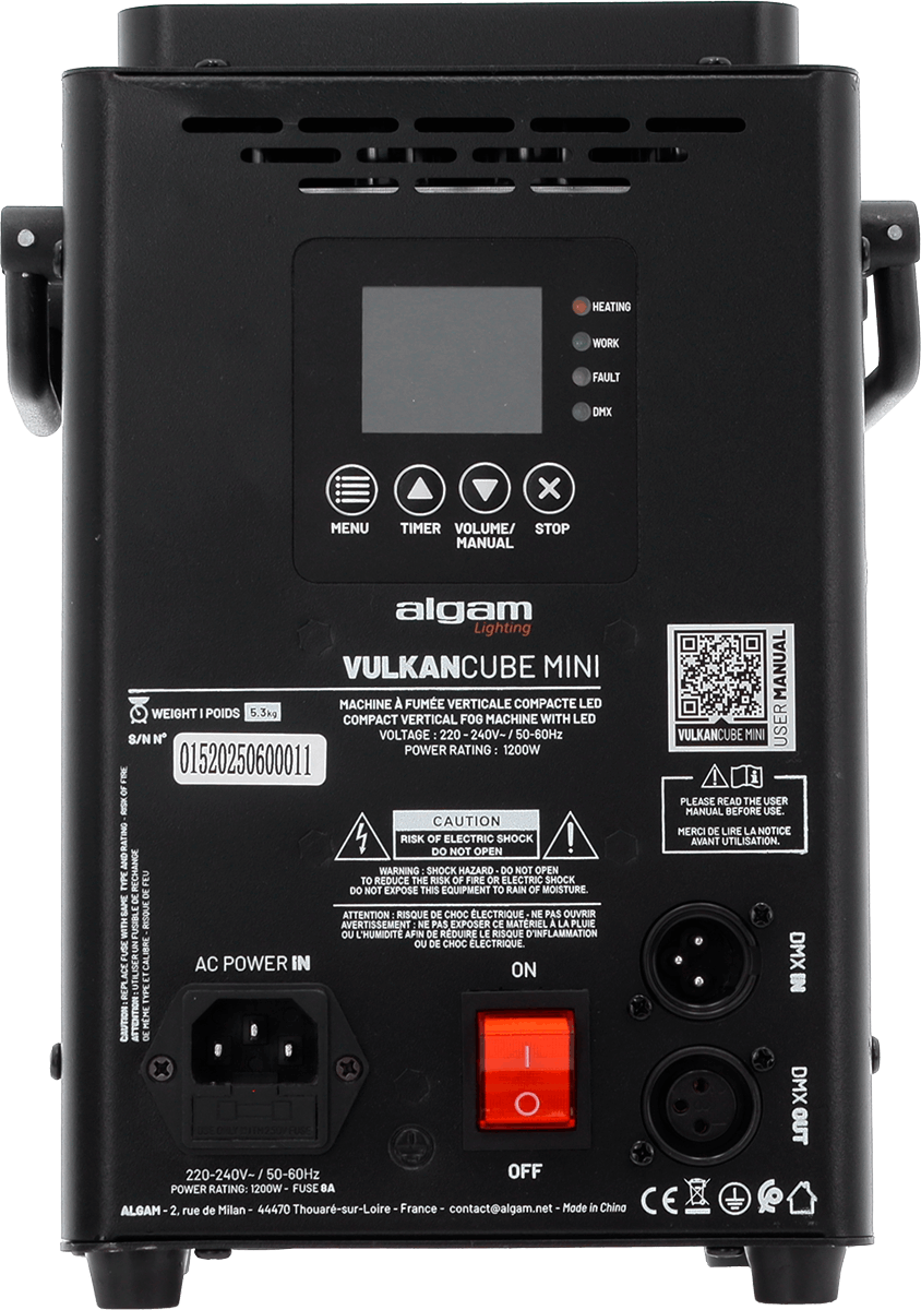 Algam Lighting Vulkan-cube-mini - Nebelmaschine - Variation 5