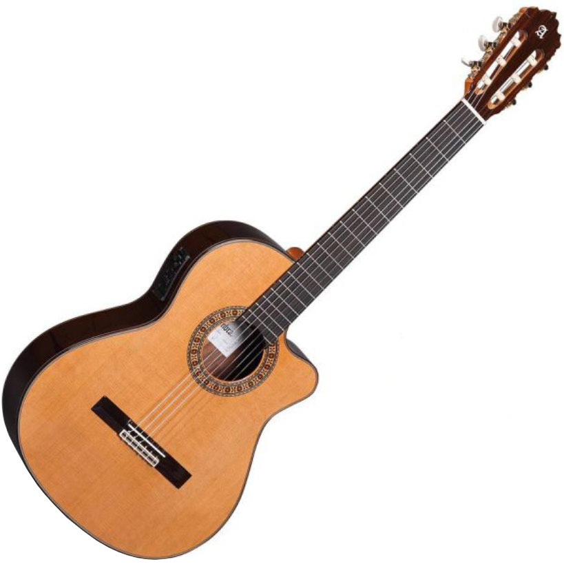 Konzertgitarren 4/4 Alhambra 6P CW E2 Cutaway - natural