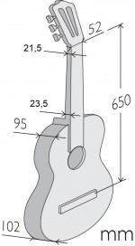 Alhambra 7 C Classic 4/4 Cedre Sapele Eb - Natural - Konzertgitarren 4/4 - Variation 4