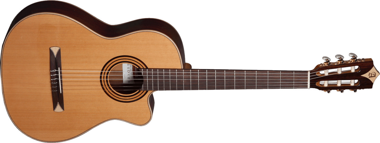 Alhambra Cs-1 Cw E1 Cross-over Cedre Sapele Fishman Classic M - Natural - Konzertgitarren 4/4 - Main picture