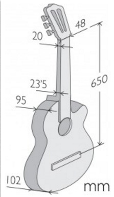 Alhambra Cs-1 Cw E1 Cross-over Cedre Sapele Fishman Classic M - Natural - Konzertgitarren 4/4 - Variation 4