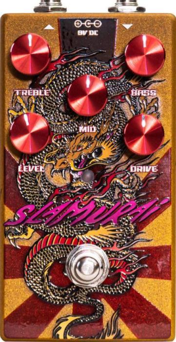 Overdrive/distortion/fuzz effektpedal All pedal Slamourai Overdrive