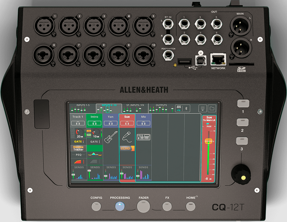 Allen & Heath Cq-12t - Numerisches Mischpult - Variation 1