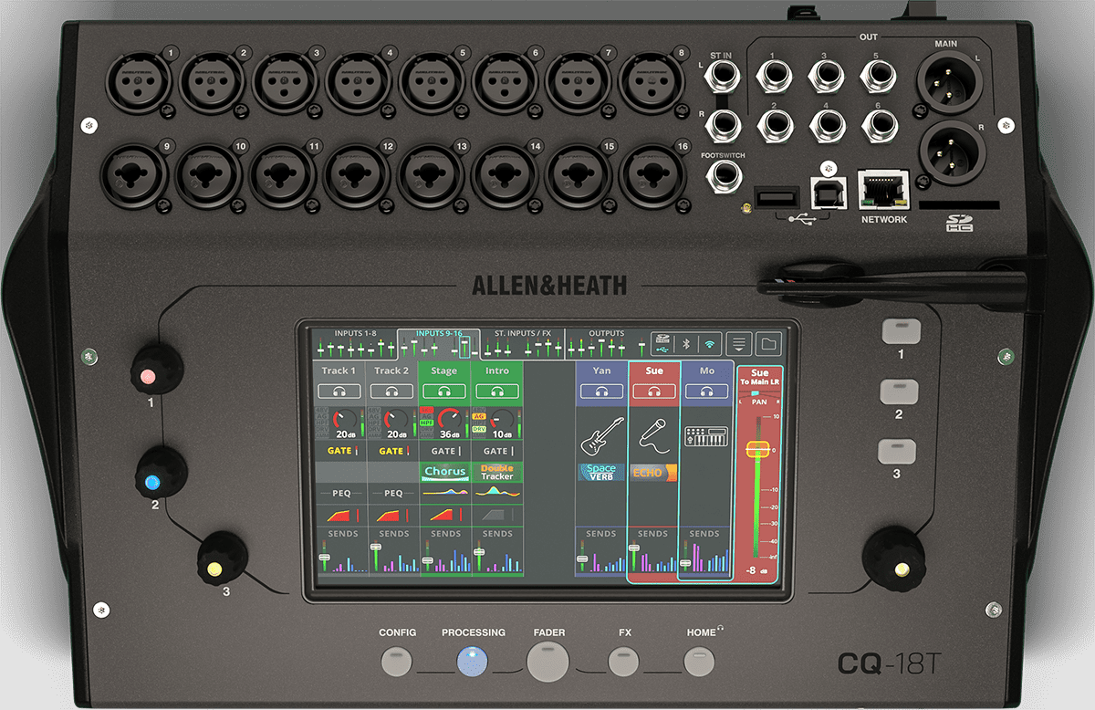 Allen & Heath Cq-18t - Numerisches Mischpult - Variation 1