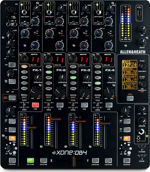 Allen & Heath Xone Db4 - DJ-Mixer - Main picture