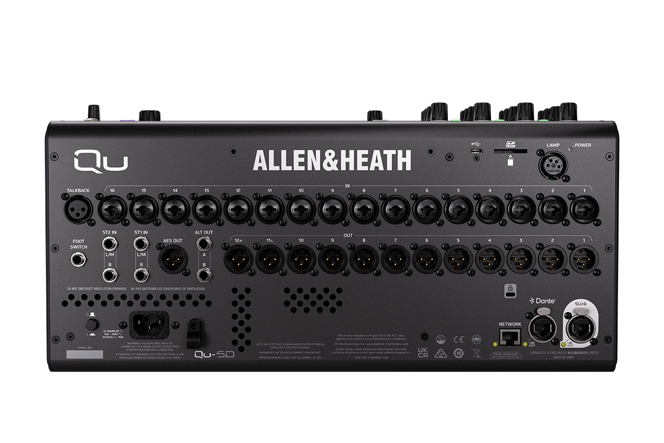 Allen & Heath Qu-5d - Numerisches Mischpult - Variation 2