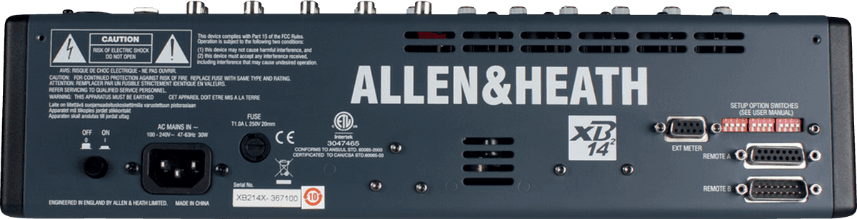 Allen & Heath Xb-14-2 - Analoges Mischpult - Variation 2