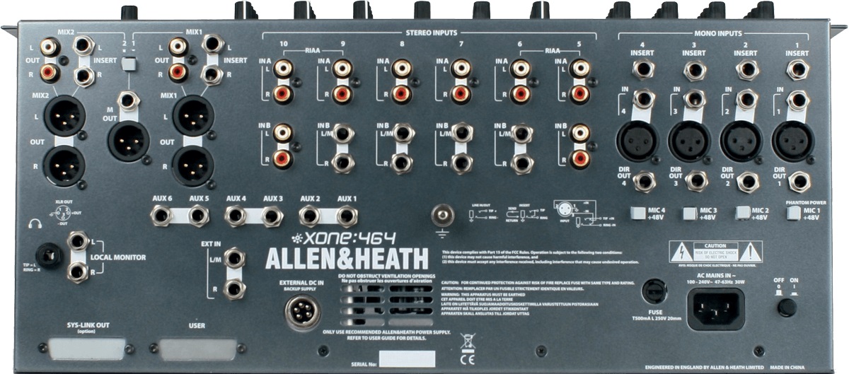 Allen & Heath Xone 3 464 - DJ-Mixer - Variation 2