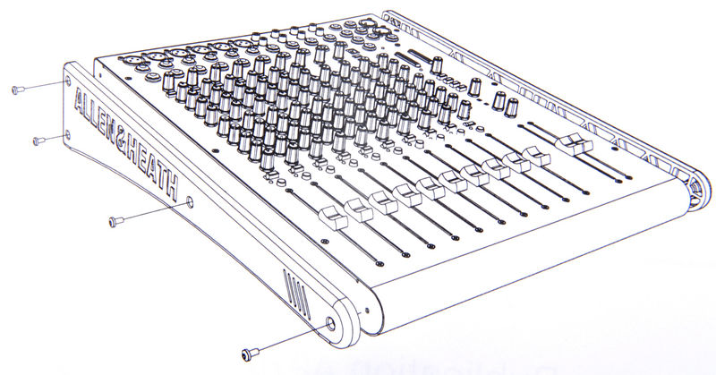 Allen & Heath Zed 14 Rk - Rackmount-Kit - Variation 1