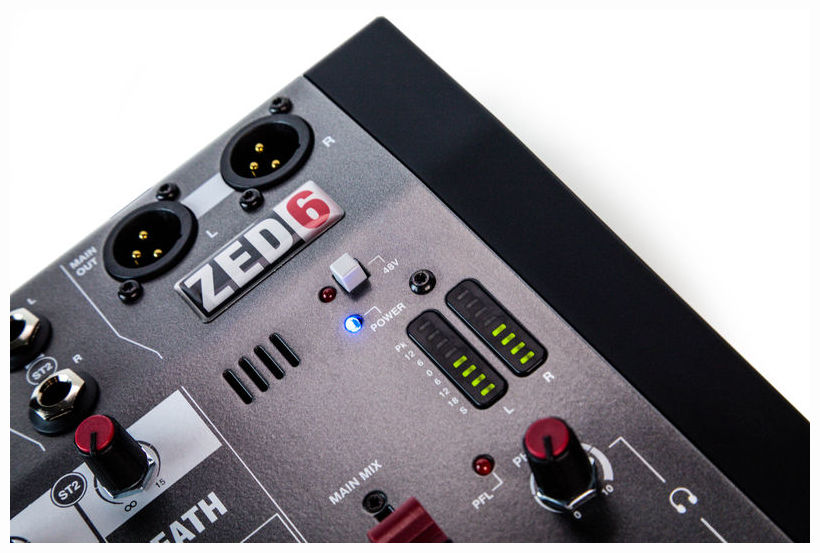 Allen & Heath Zed-6fx - Analoges Mischpult - Variation 6